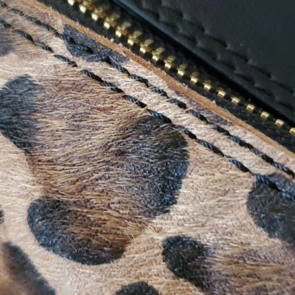 A Beautiful Giorgia Milani leopard print satchel - Picture 5 of 14
